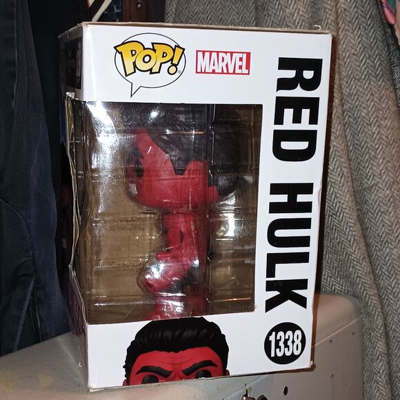 Funko Pop Super: Captain America: Brave New World - Red Hulk Vinyl Figure #1366 - Picture 6 of 8